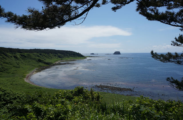 八幡崎と西海岸の眺望